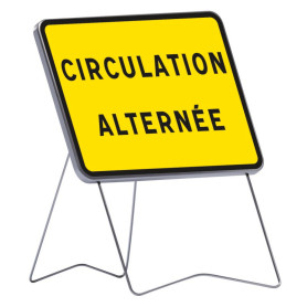 Panneau temporaire circulation alternée KC1