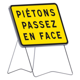 Panneau de signalisation temporaire piétons KC1