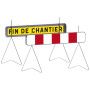 Panneau temporaire fin de chantier K2