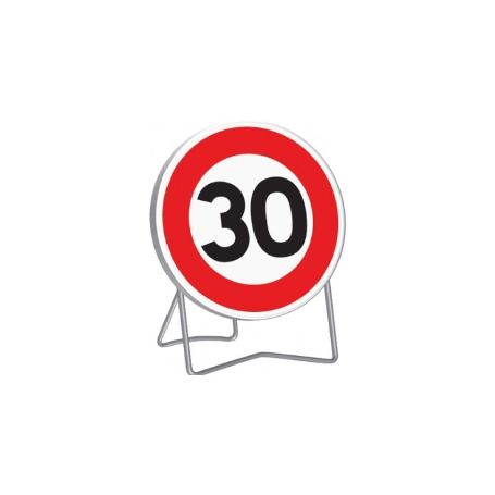Panneau de signalisation temporaire B14 «30km/h»