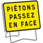 Panneau de signalisation temporaire piétons KC1