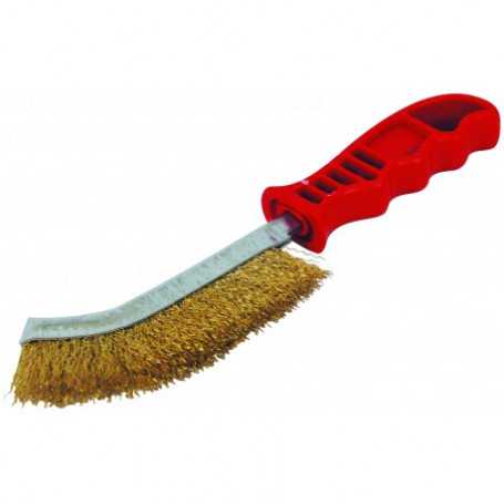 Brosse métal convexe