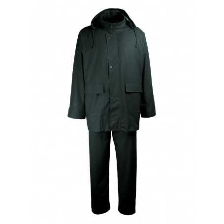 Ensemble de pluie vert polyamide