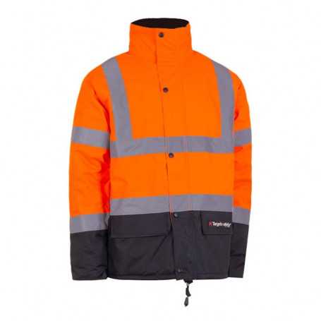 PARKA | VESTE DE PLUIE HAUTE VISIBILITÉ SKY ORANGE - Devant