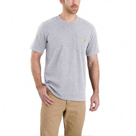 T-SHIRT AVEC POCHE POITRINE WORKWEAR - Gris Homme