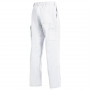 Pantalon de travail coton avec genouillères BP - Blanc Derrière