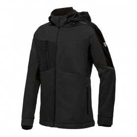 Veste SOFT-SHELL STRETCH légère BP - Noire Devant