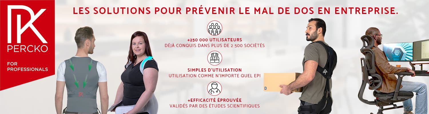 Gilets, chaise et exosquelette PERCKO Pro