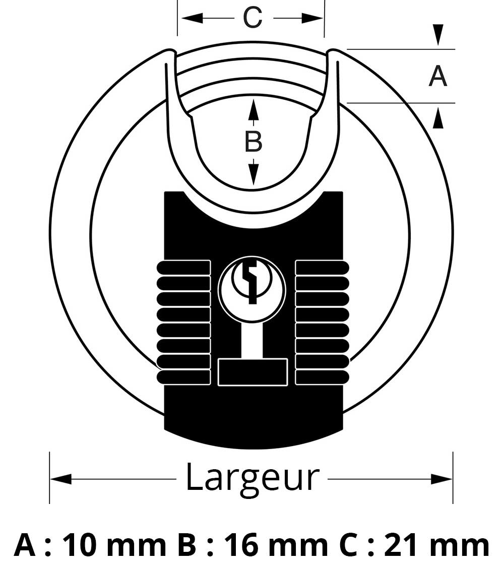 CADENAS EXCELL DISQUE ACIER INOXYDABLE 70 MM