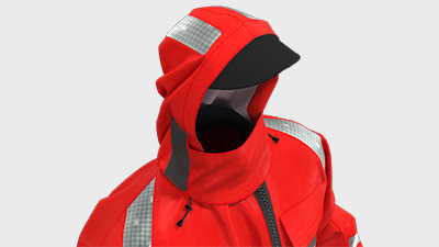 Capuche tempête avec capuche thermique séparée