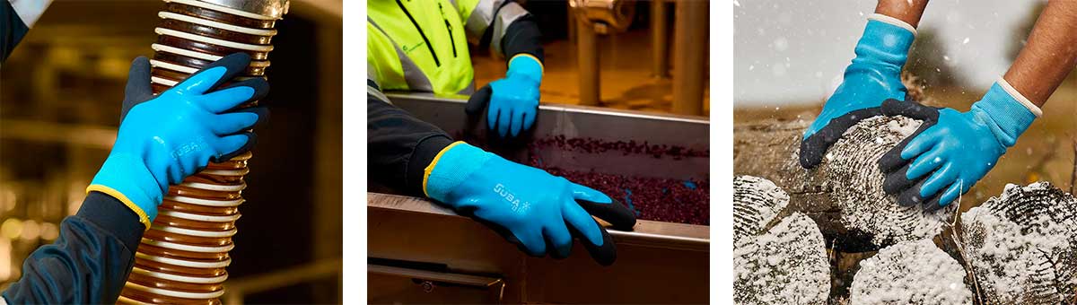 Gant en polyester avec double revêtement en latex 259WT - MEA