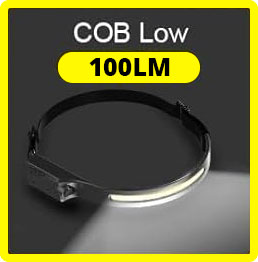 Lampe frontale LED rechargeable AKTI - COB 100lm