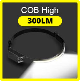 Lampe frontale LED rechargeable AKTI - COB 300lm