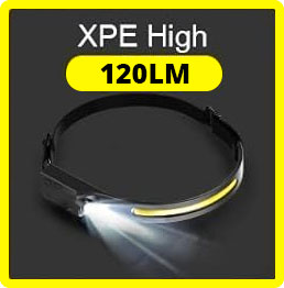 Lampe frontale LED rechargeable AKTI - XPE 120lm