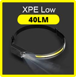 Lampe frontale LED rechargeable AKTI - XPE 40lm