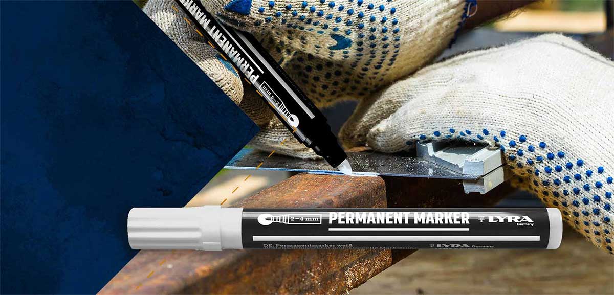 Marqueur peinture laqué pour surfaces lisses et poreuses - MEA