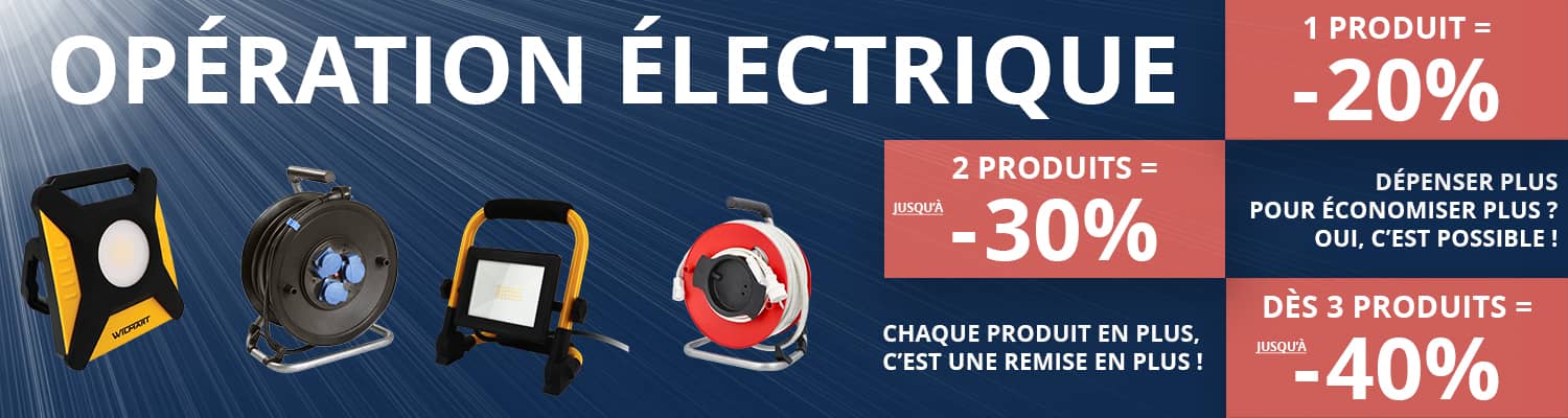 Opération Électrique : Des remises jusqu'à -40% !