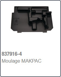 Perceuse visseuse DDF490RTJ - Moulage MAKPAC