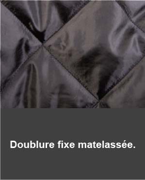 Doublure fixe matelassée