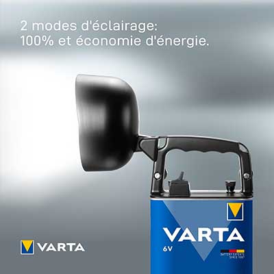 Projecteur LED de chantier Work Light BL40 6V - 2 modes éclairage