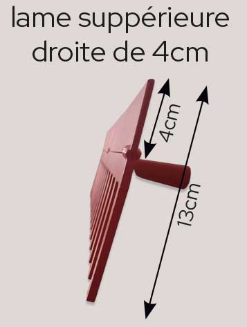 Dimension - Râteau macadam