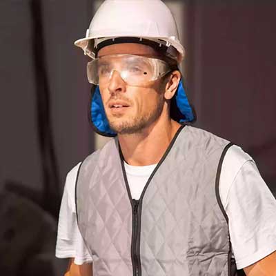 Sous-casque rafraîchissant avec protection nuque - MEA 1