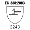 EN 388:2003 - Protection contre les risques mécaniques