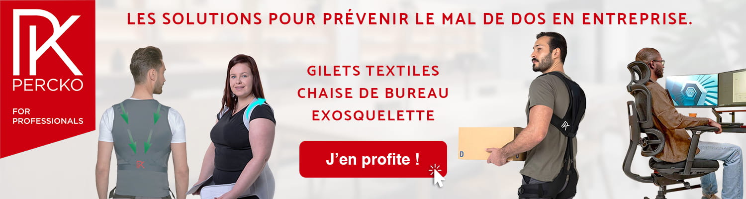 Gilets, chaise et exosquelette PERCKO Pro